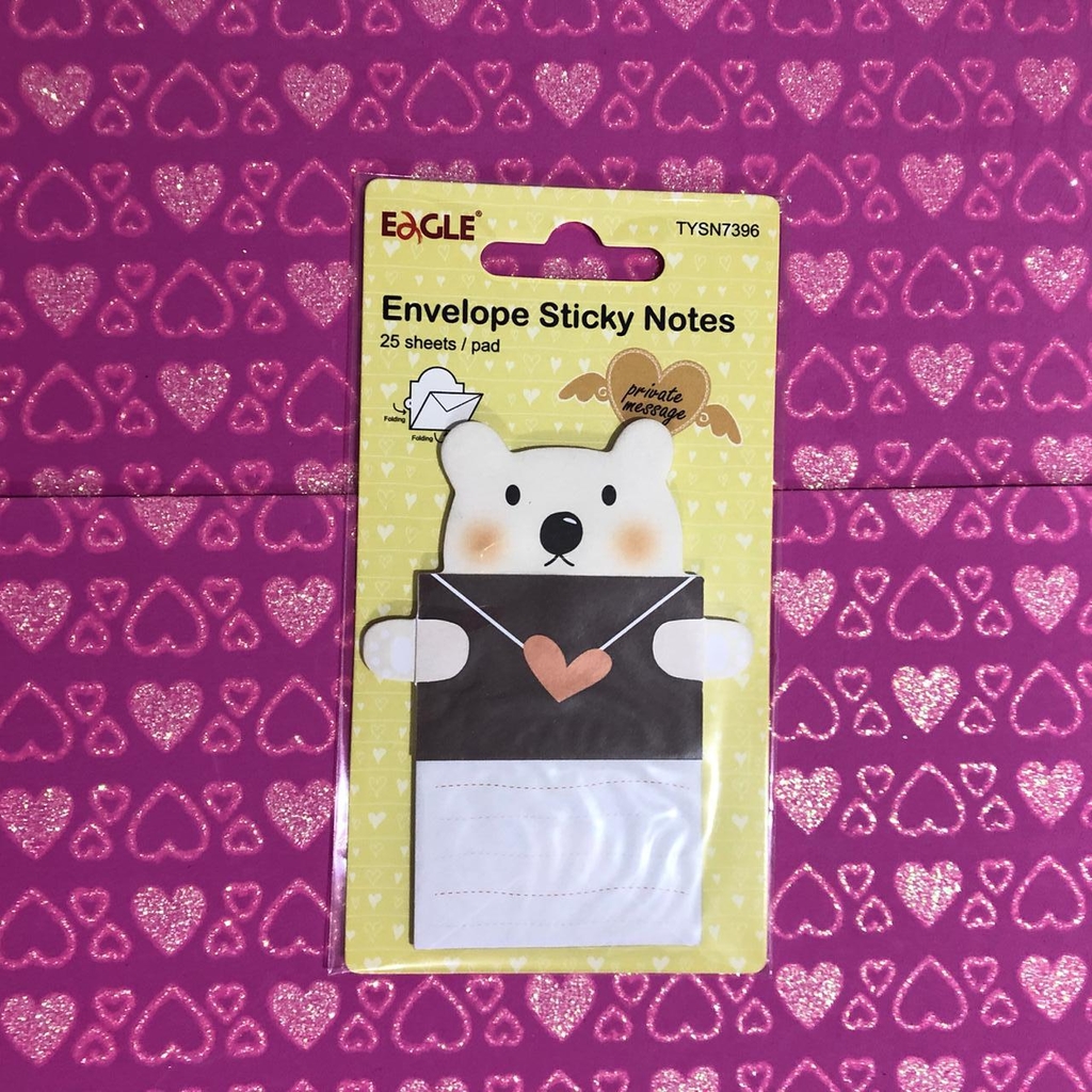Envelope Sticky Notes Urso