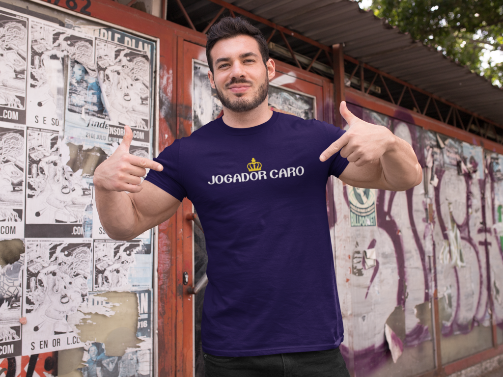 Camiseta Masculina Jogador Caro Jogador Joga Facil