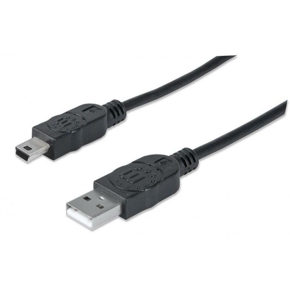 CABLE USB A-B MANHATTAN 342650 1.8M NEGRO