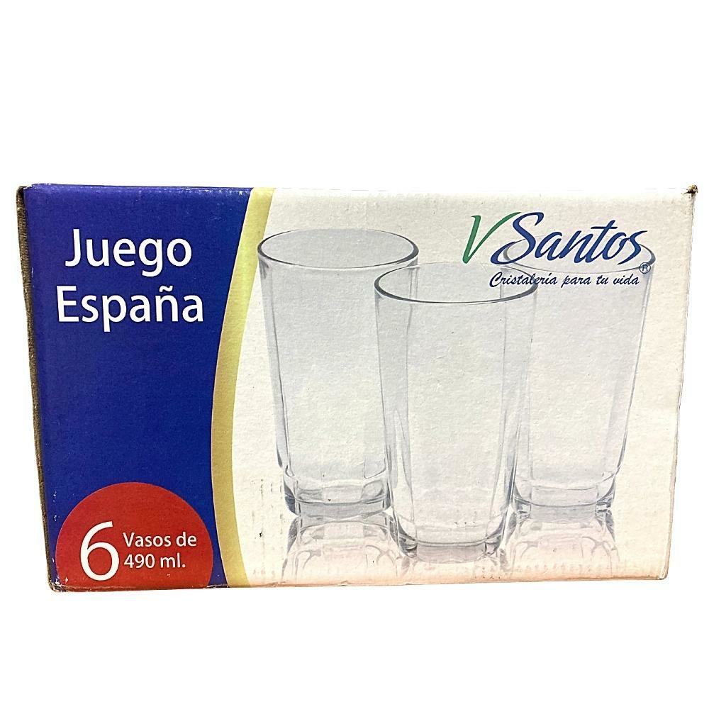 Juego de Vasos V Santos España de 490 ml 8 Piezas