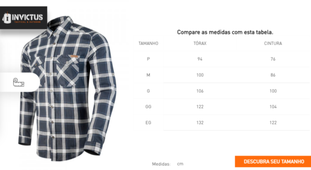 Camisa Lumberjack Invictus