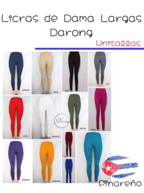 Licras Dama Corta Nuk Fashion - Tienda El Pinareño