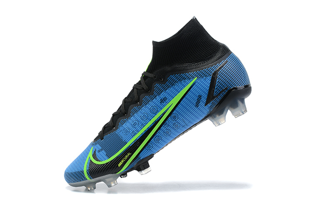 nike mercurial superfly blue and black