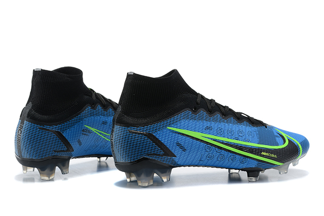 nike mercurial superfly blue and black