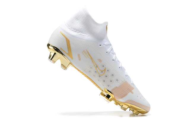 nike superfly white and gold