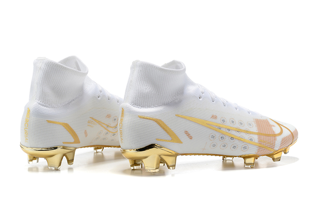 nike superfly white and gold