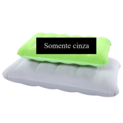 Imagem do Almofada de descanso dobrável, inflável e multicolorido para viagem / travesseiro de descanso portátil para uso ao ar livre