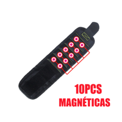 Pulseira magnética com 6 ímãs fortes - eletricista/parafuso/ kit sucção magnética
