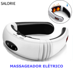 Massageador Elétrico de Pescoço com 6 modos de controle e aquecimento infravermelho - comprar online