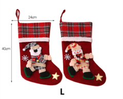 Saco de Meia de Natal para Decoração de Árvore de Natal - WebShopp