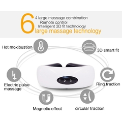 Massageador Elétrico de Pescoço com 6 modos de controle e aquecimento infravermelho - loja online