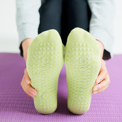 Meias femininas antiderrapante para ioga, para moças, balé, dança, esportes, fitness, academia na internet