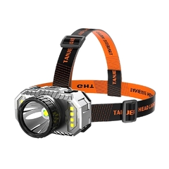 Imagem do Lanterna de cabeça com luz de led, super brilhante, forte , ideal para áreas externas, casa, pesca noturna e com longo alcance.