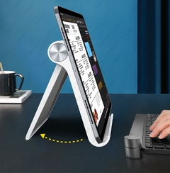 Suporte dobrável ajustável para tablet 7.9 a 11 polegadas e smartphones.