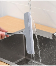 Ferramenta de limpeza com silicone antiderrapante/ limpador de vidro/ limpador doméstico/ janela /raspador de vidro - loja online