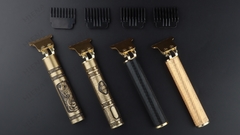 Máquina de corte cabelo elétrico T9 USB recarregável barbeador homem aparador para barbeiro profissional aparador barba na internet