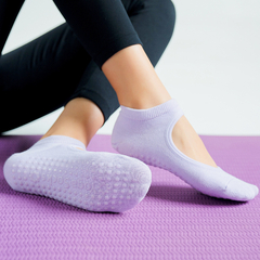 Meias femininas antiderrapante para ioga, para moças, balé, dança, esportes, fitness, academia - WebShopp