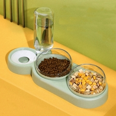 Alimentador Automático de comida de gato, Dispensador de Água Pet, Suporte Elevado, Alimentador de Pet na internet