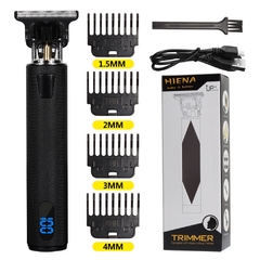 Máquina de corte cabelo elétrico T9 USB recarregável barbeador homem aparador para barbeiro profissional aparador barba