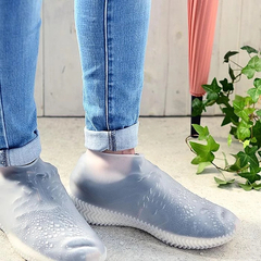 PROTEÇÃO IMPERMEÁVEL E ANTIDERRAPANTE PARA SAPATOS NA CHUVA/ Unissex/ impermeáveis para sapatos/ proteção de borracha/ portátil para chuva, para viagens ao ar livre, antiderrapante, galochas de chuva, - WebShopp
