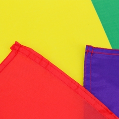 Bandeira LGBTQIA+ com 90x150cm , Gay Pride, Rainbow Flag - comprar online