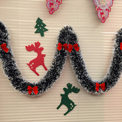 Guirlanda de natal para decoração de porta, parede ou árvore de natal na internet