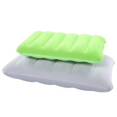 Almofada de descanso dobrável, inflável e multicolorido para viagem / travesseiro de descanso portátil para uso ao ar livre - comprar online