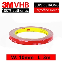 Fita Dupla Face Super Forte 3 3M VHB para Alta Temperatura - WebShopp