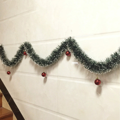 Guirlanda de natal para decoração de porta, parede ou árvore de natal
