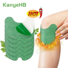 Adesivos para alívio da dor no joelho - 6/24 peças compressa relaxante, emplastro para artrite muscular, adesivos para joelho