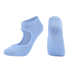 Meias femininas antiderrapante para ioga, para moças, balé, dança, esportes, fitness, academia - comprar online