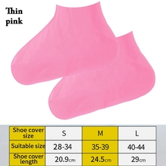 Imagem do PROTEÇÃO IMPERMEÁVEL E ANTIDERRAPANTE PARA SAPATOS NA CHUVA/ Unissex/ impermeáveis para sapatos/ proteção de borracha/ portátil para chuva, para viagens ao ar livre, antiderrapante, galochas de chuva,