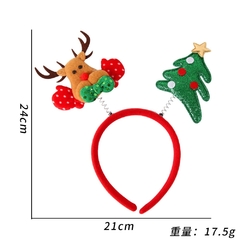 Arco de Cabelo feminino para Festa de Natal - WebShopp