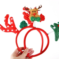 Arco de Cabelo feminino para Festa de Natal - WebShopp