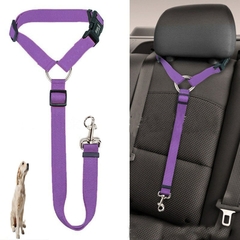 Cinto de segurança ajustável para PETS, dois em um, para uso em carros - loja online