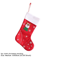 Saco de Meia de Natal para Decoração de Árvore de Natal - comprar online