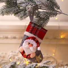 Imagem do Saco de Meia de Natal para Decoração de Árvore de Natal