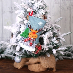 Saco de Meia de Natal para Decoração de Árvore de Natal