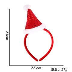 Arco de Cabelo feminino para Festa de Natal - comprar online