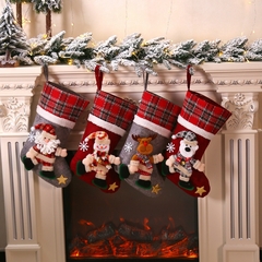Saco de Meia de Natal para Decoração de Árvore de Natal - loja online