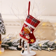 Saco de Meia de Natal para Decoração de Árvore de Natal