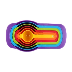 Conjunto de colheres de medição de cozinha com 6 peças - WebShopp