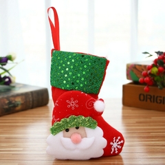 Saco de Meia de Natal para Decoração de Árvore de Natal