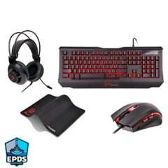 Combo 4 en 1 TT Knucker Gaming Teclado+Mouse+Pad+Auricular