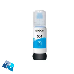 Botella de Tinta Epson T504 70ml Cyan
