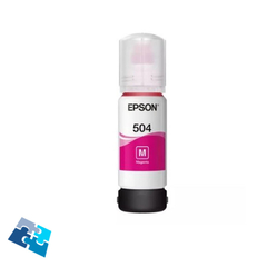 Botella de Tinta Epson T504 70ml Magenta