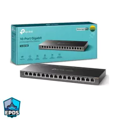 Switch De 16 Puertos Gigabit Easy Smart Tp-link Tl-sg116e