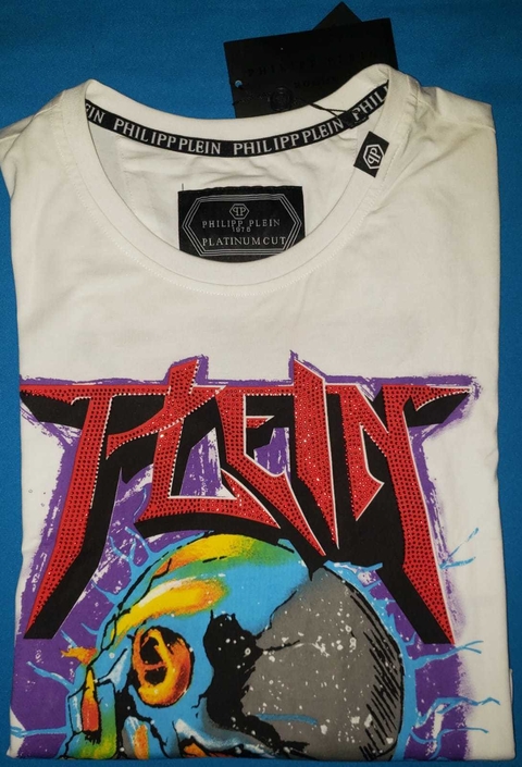 camisa philipp plein branca