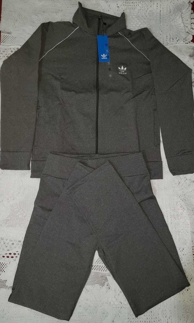 conjunto calça e casaco adidas