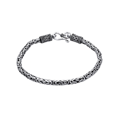 Pulseira Ponto Peruano em Prata 925 Bali